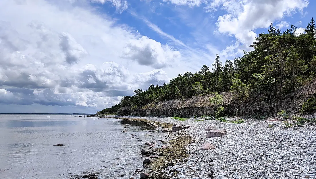 Kuriku cliff, Saaremaa island, Estonia