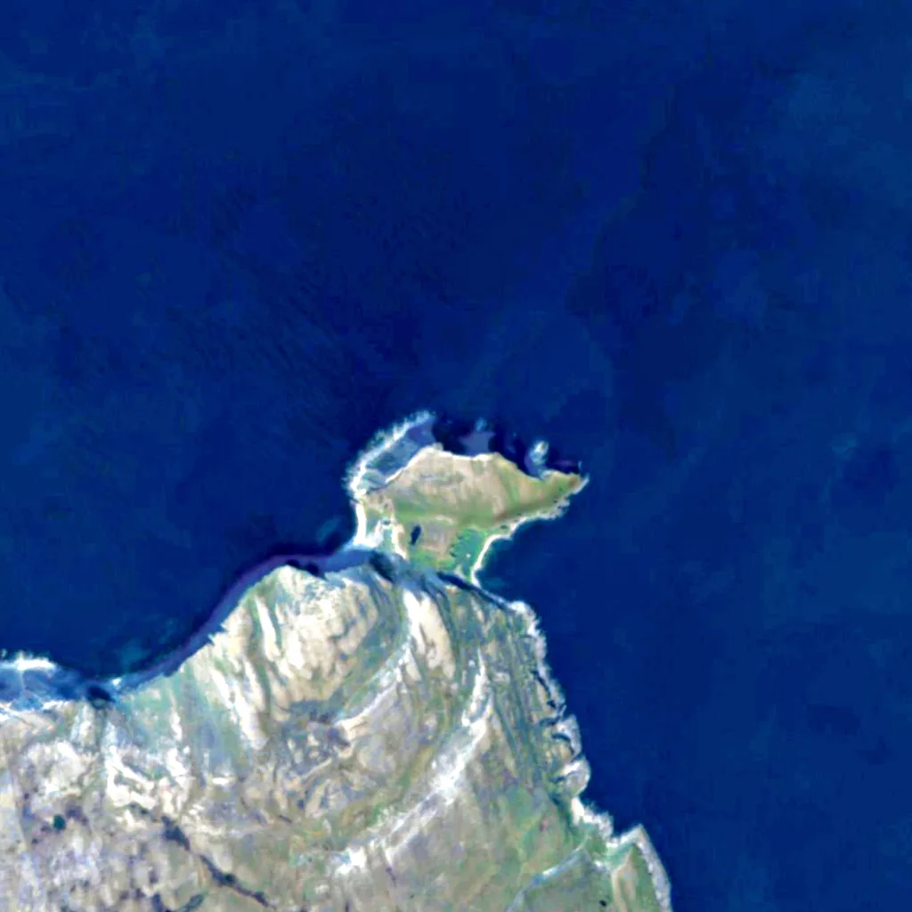 Sværholtklubben Nature Reserve von oben gesehen (Sentinel-2)