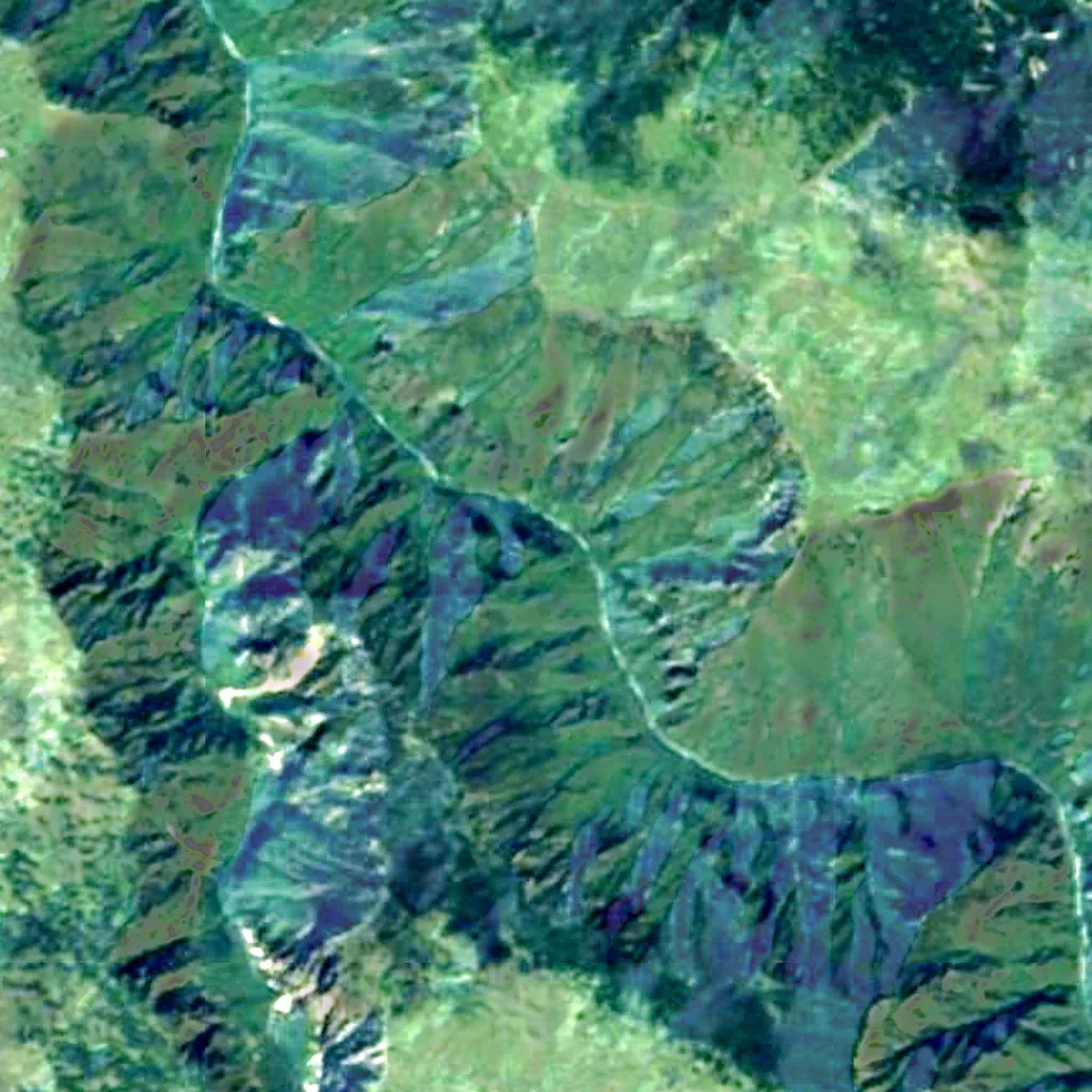 Tara River Canyon seen from above (Sentinel-2)