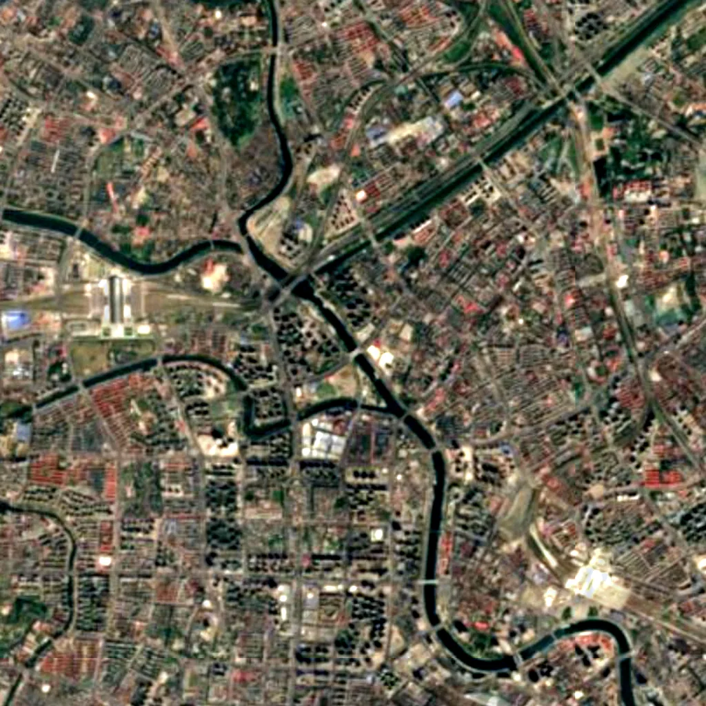 Tianjin Eye seen from above (Sentinel-2)