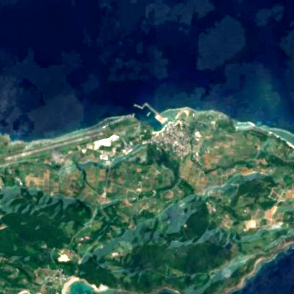 Tindabana seen from above (Sentinel-2)
