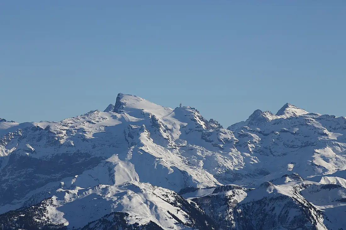 Titlis, Kleintitlis und Sustenhorn von Pilatus