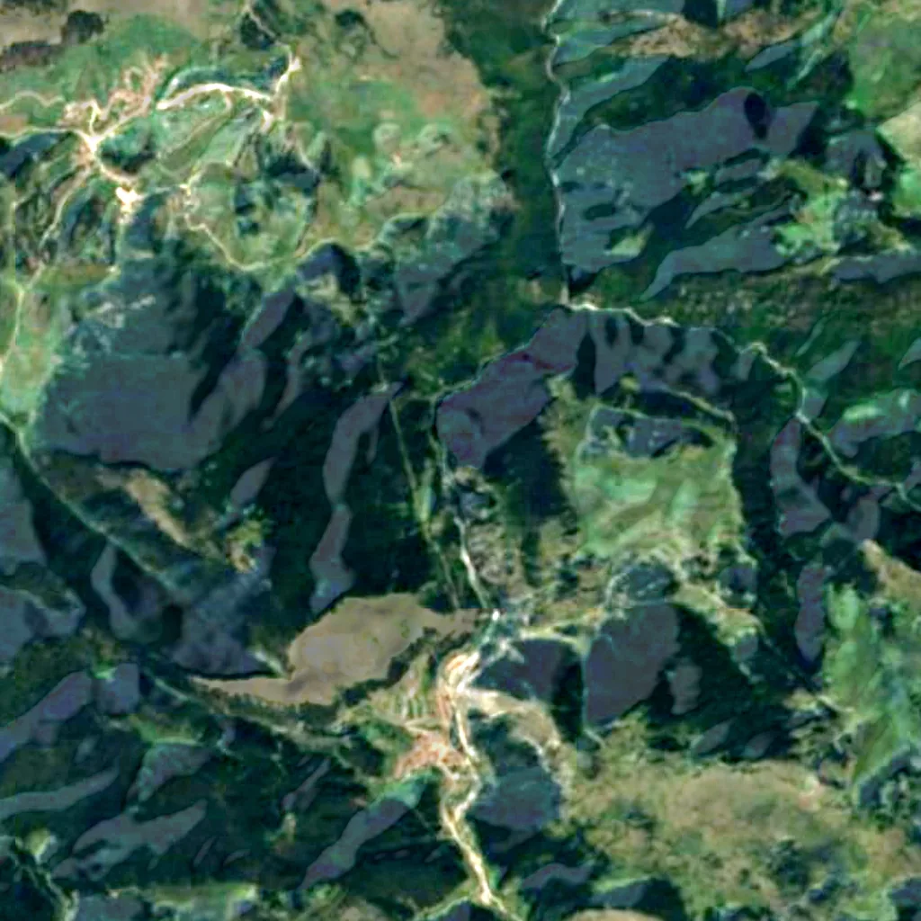 Trigrad Gorge seen from above (Sentinel-2)