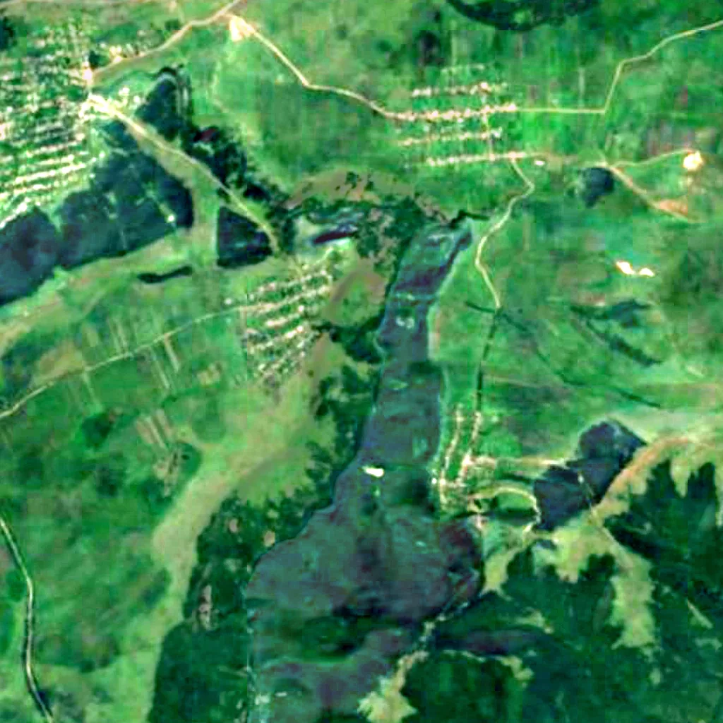 Tsalka Canyon seen from above (Sentinel-2)