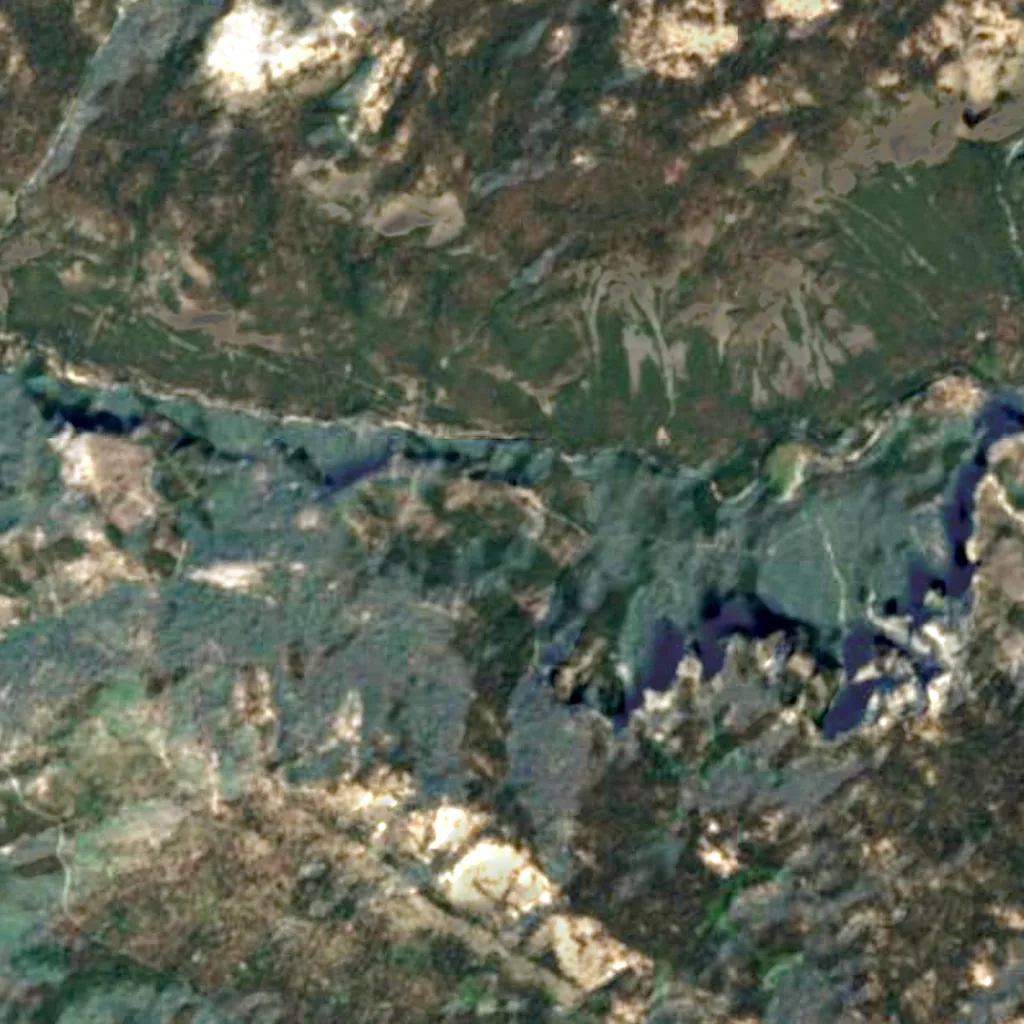 Tunnel View seen from above (Sentinel-2)