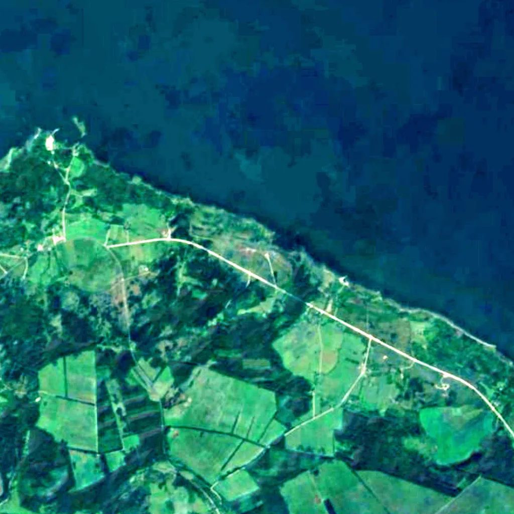 Üügu Cliff seen from above (Sentinel-2)