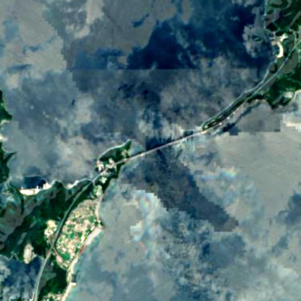 Uzu no Michi seen from above (Sentinel-2)