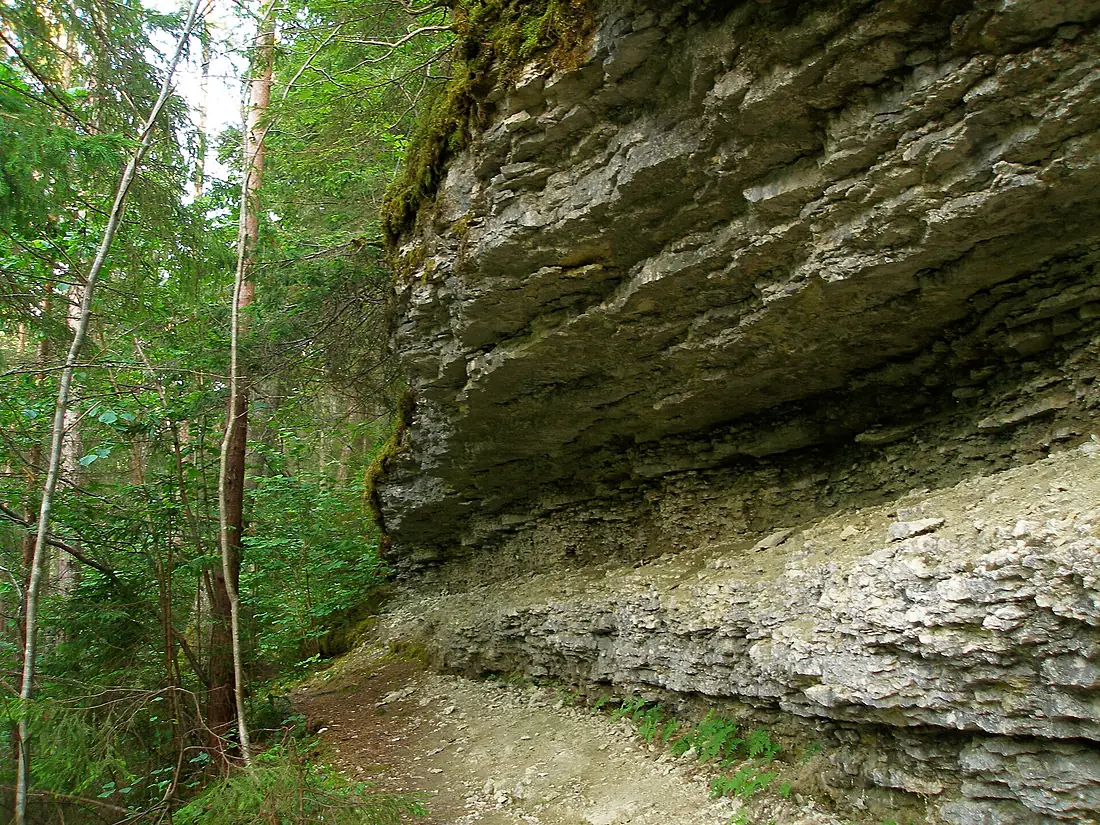 Kallaste cliff, Hiiumaa, 2009-07