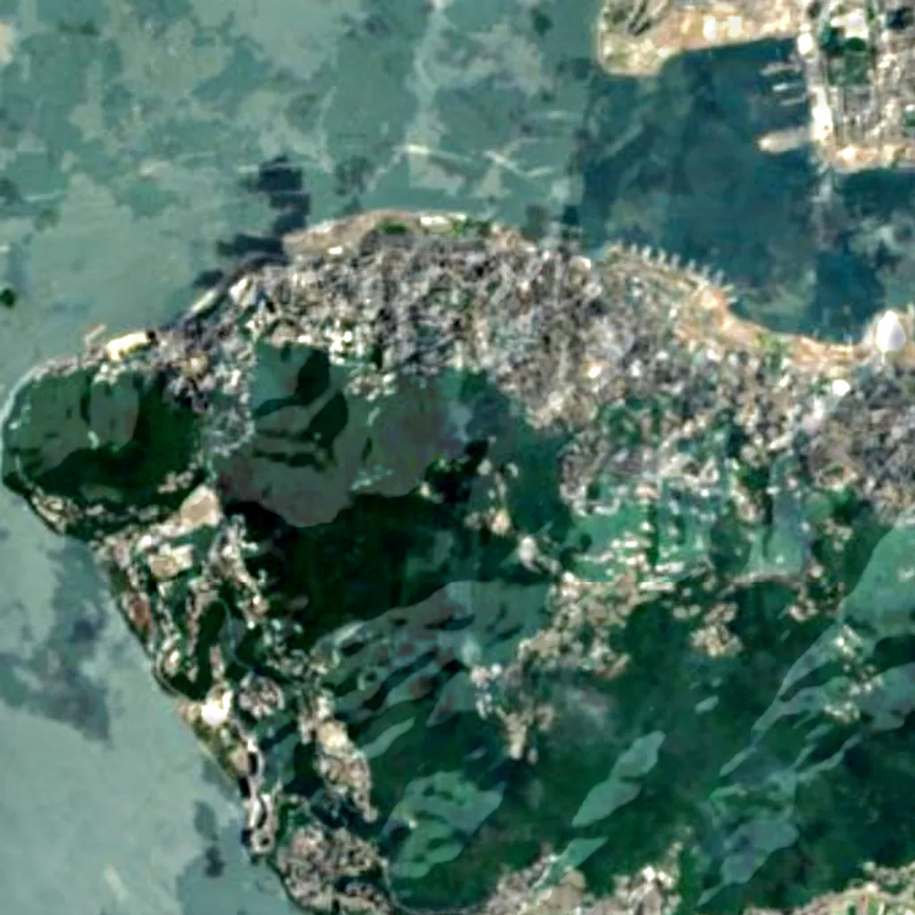 Victoria Peak seen from above (Sentinel-2)