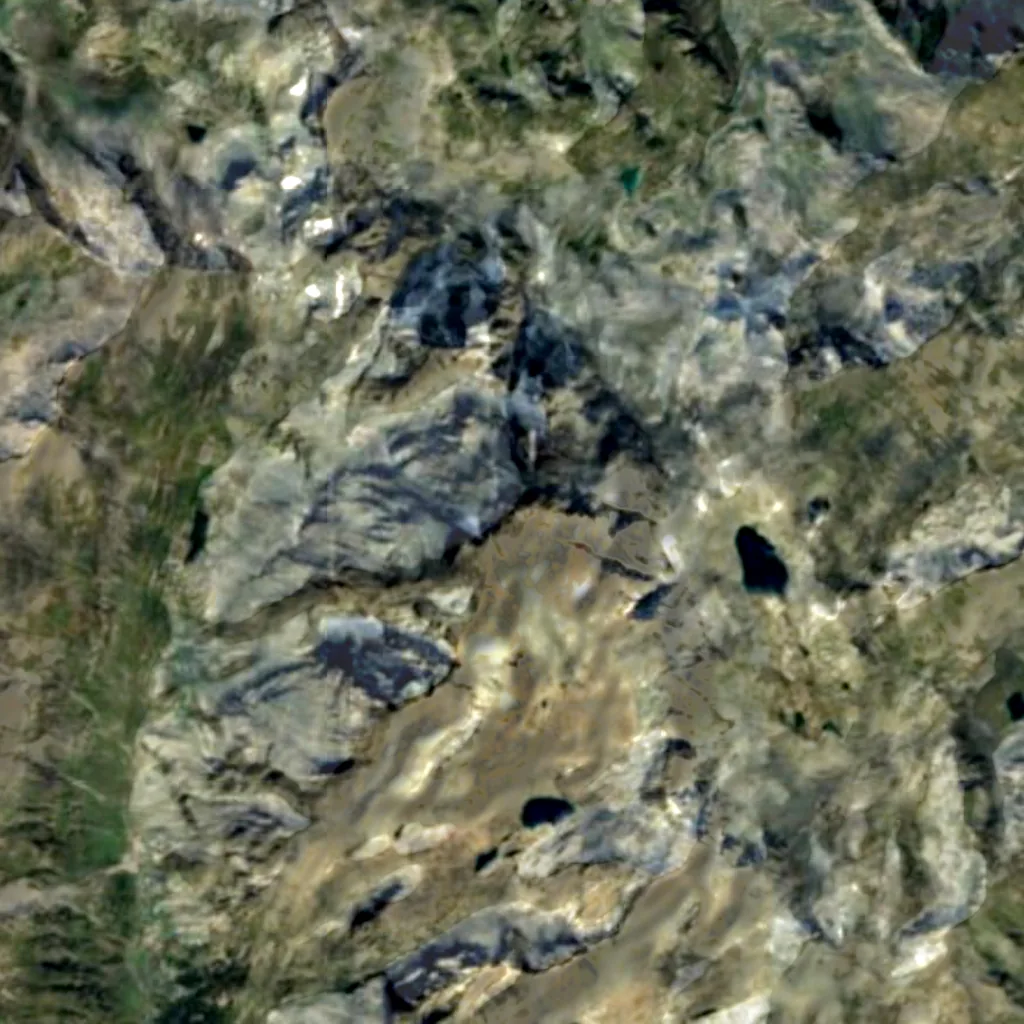 Viso seen from above (Sentinel-2)