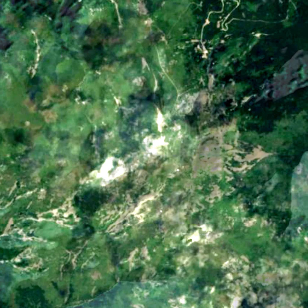Vitosha seen from above (Sentinel-2)