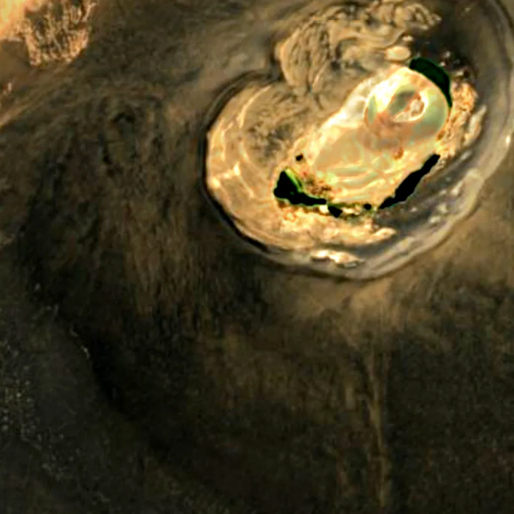 Waw an Namus seen from above (Sentinel-2)