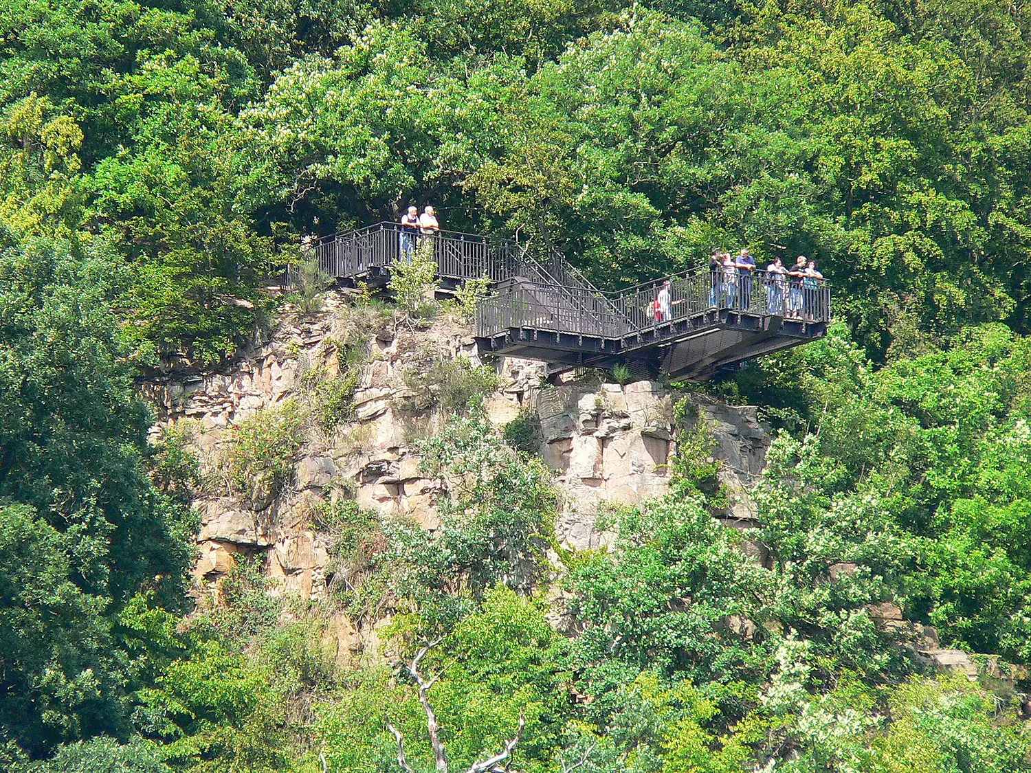 Hannoversche Klippen Weser-Skywalk 2011-1
