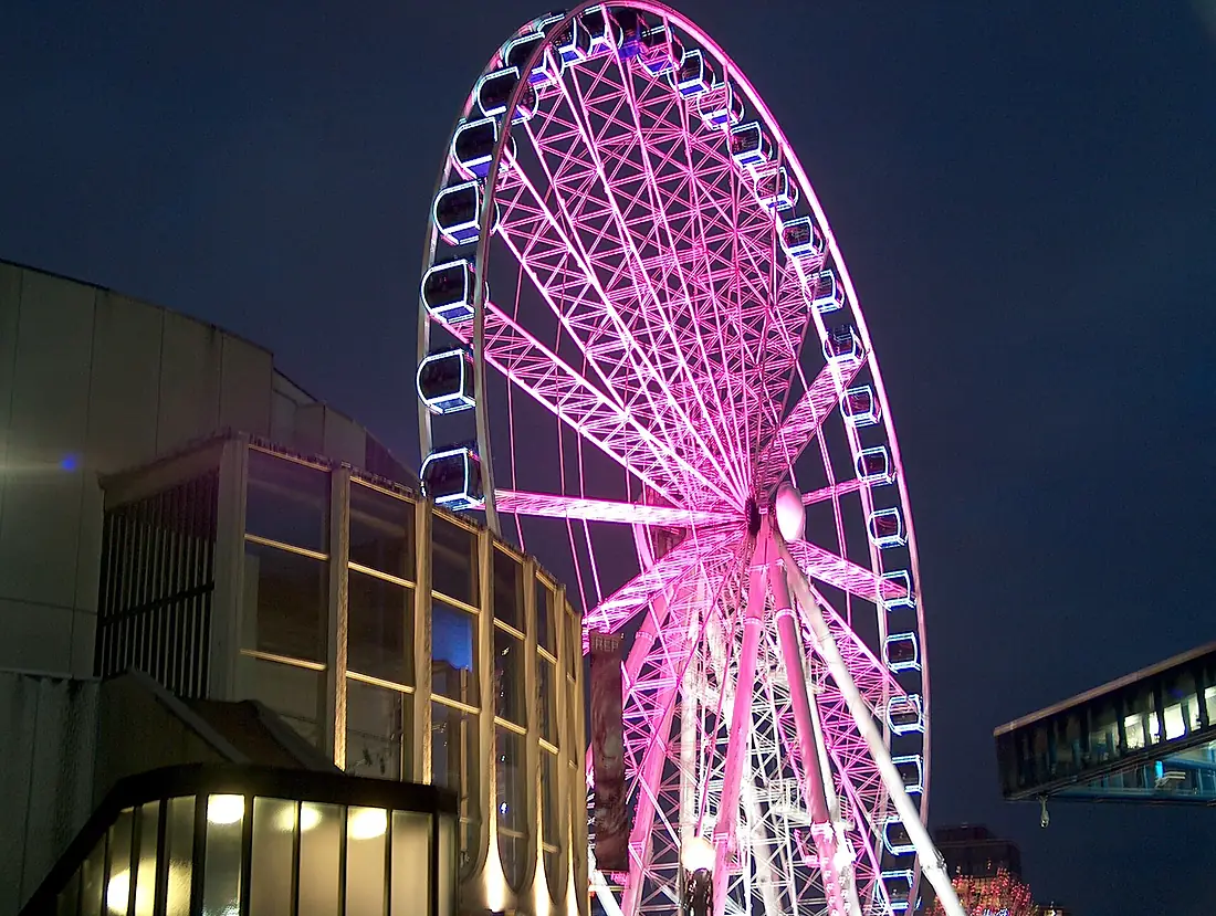 023 Birmingham Wheel at night C