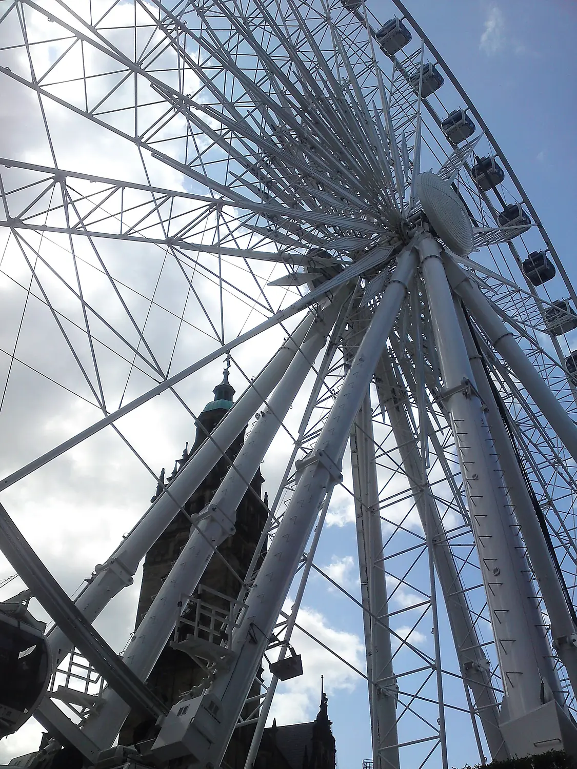 Wheel Of Sheffield From Below
