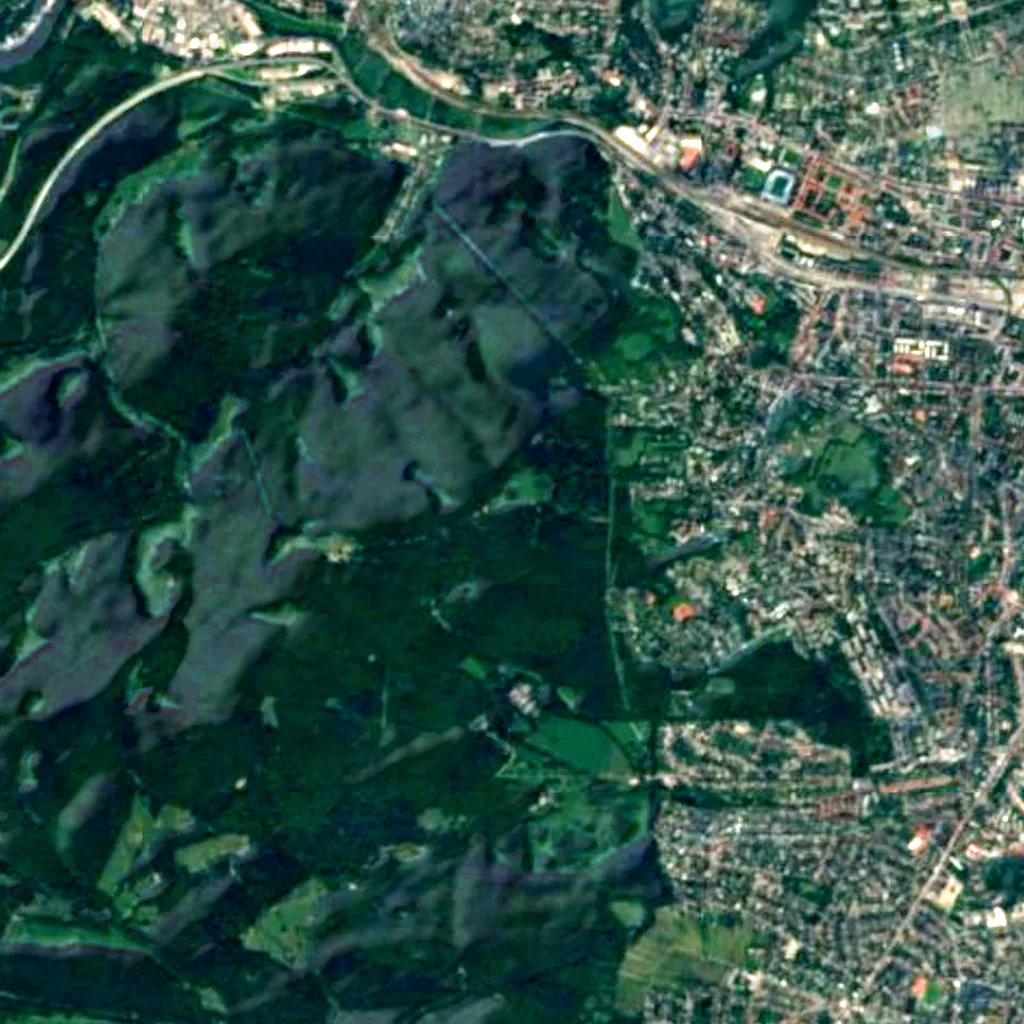 Wienerblick seen from above (Sentinel-2)