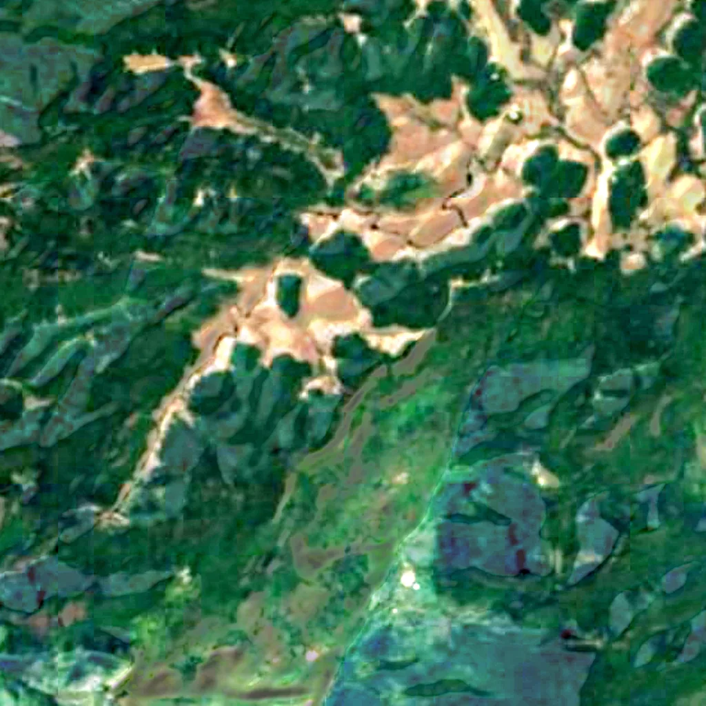 World's End seen from above (Sentinel-2)